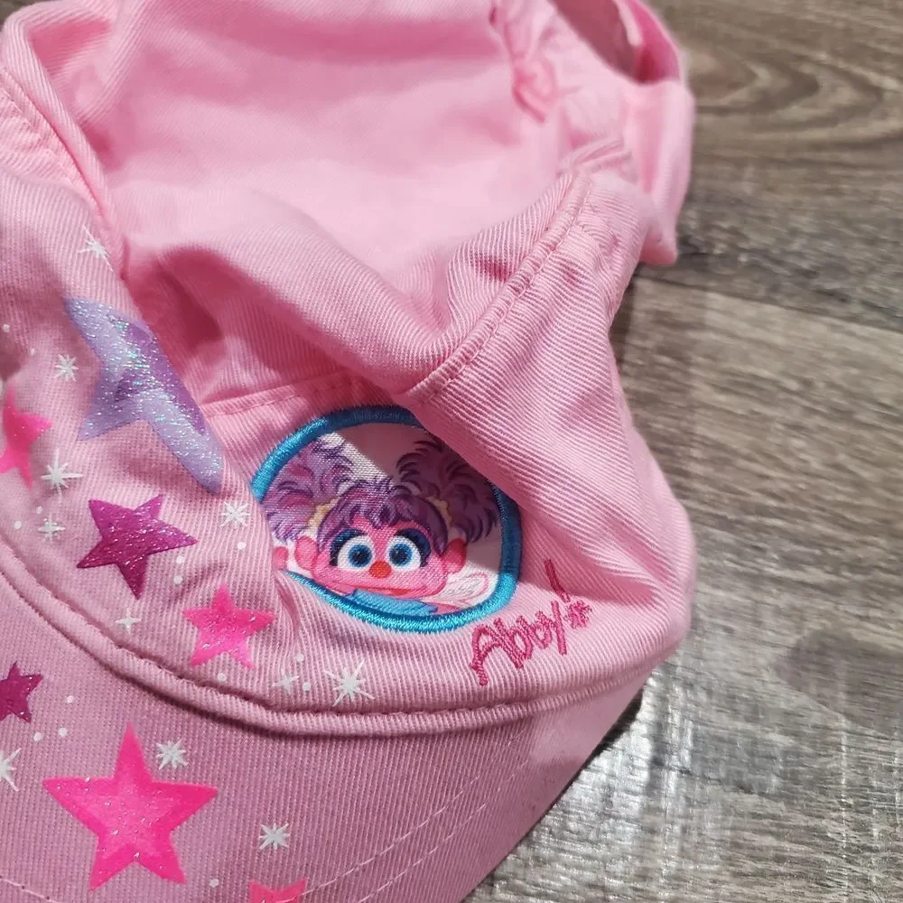 Girls Sesame Street Place Size YOUTH Baby Pink Kids Hat